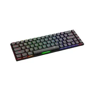 T-DAGGER Kiva T-TGK322 Gaming Mechanical Keyboard, 68% Compact Layout, RGB Backlight, Blue Switches, Multimedia Keys, Wired USB