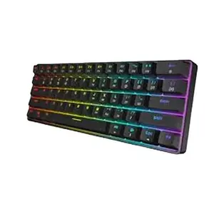 T-DAGGER Kiva T-TGK322 Gaming Mechanical Keyboard, 68% Compact Layout, RGB Backlight, Blue Switches, Multimedia Keys, Wired USB