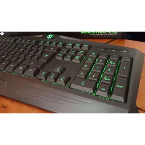 T-DAGGER Minesweeping T-TGK103 Gaming Keyboard, Full-Size 104-Key Layout, Single Color Backlight Design, 19 Anti-Ghosting Keys, Wired USB Gaming Keyboard