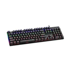 T-DAGGER NAXOS T-TGK310 Gaming Mechanical Keyboard, 104 Keys, OUTEMU Switches, Rainbow Backlight, Full Anti-Ghosting, Wired USB