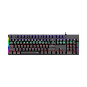 T-DAGGER Pavones T-TGK319 Gaming Mechanical Keyboard, 104 Keys, RGB Backlight, Blue Switches, Full Anti-Ghosting, Wired USB