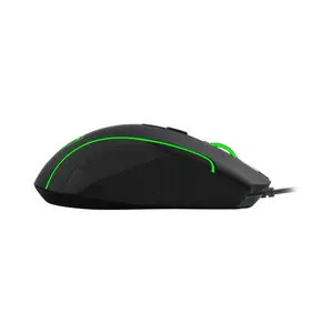 T-DAGGER T-TGM106 Private Gaming Mouse, 3200 DPI Optical Sensor, 6 Programmable Buttons, RGB Backlight Effects, 125Hz Polling Rate Wired USB Gaming Mouse