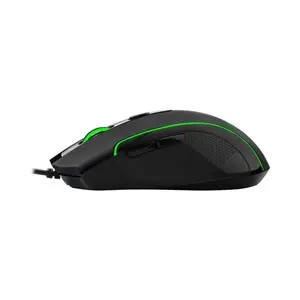T-DAGGER T-TGM106 Private Gaming Mouse, 3200 DPI Optical Sensor, 6 Programmable Buttons, RGB Backlight Effects, 125Hz Polling Rate Wired USB Gaming Mouse
