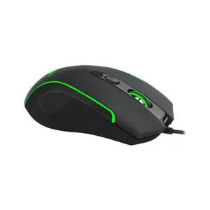 T-DAGGER T-TGM106 Private Gaming Mouse, 3200 DPI Optical Sensor, 6 Programmable Buttons, RGB Backlight Effects, 125Hz Polling Rate Wired USB Gaming Mouse