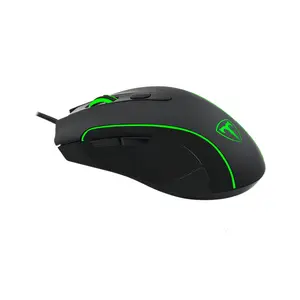 T-DAGGER T-TGM106 Private Gaming Mouse, 3200 DPI Optical Sensor, 6 Programmable Buttons, RGB Backlight Effects, 125Hz Polling Rate Wired USB Gaming Mouse
