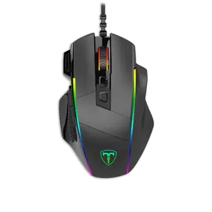 T-DAGGER Roadmaster T-TGM307 Gaming Mouse, 8000 DPI, 8 Programmable Buttons, RGB Backlight, 1000Hz Polling Rate, Wired USB