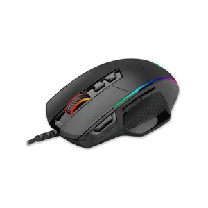 T-DAGGER Roadmaster T-TGM307 Gaming Mouse, 8000 DPI, 8 Programmable Buttons, RGB Backlight, 1000Hz Polling Rate, Wired USB