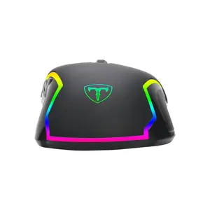 T-DAGGER Second Lieutenant T-TGM300 Gaming Mouse, 8000 DPI, 8 Programmable Buttons, RGB Backlight, 1000Hz Polling Rate, Wired USB