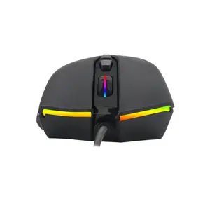 T-DAGGER Second Lieutenant T-TGM300 Gaming Mouse, 8000 DPI, 8 Programmable Buttons, RGB Backlight, 1000Hz Polling Rate, Wired USB