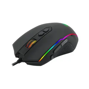 T-DAGGER Sergeant T-TGM202 Gaming Mouse, 4800 DPI, 7 Programmable Buttons, RGB Backlight, 1000Hz Polling Rate, Wired USB