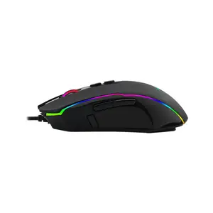 T-DAGGER Sergeant T-TGM202 Gaming Mouse, 4800 DPI, 7 Programmable Buttons, RGB Backlight, 1000Hz Polling Rate, Wired USB