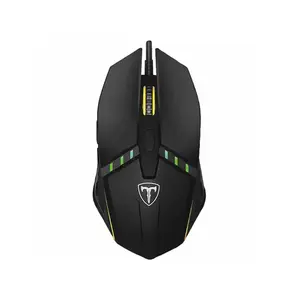 T-DAGGER Shadow T-TGM117 Gaming Mouse, 7200 DPI Optical Sensor, 6 Adjustable DPI Levels, RGB Backlighting Effects, 6 Programmable Buttons, Ergonomic Wired USB Gaming Mouse