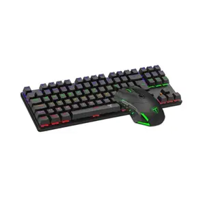 T-DAGGER T-TGS005 Gaming Combo, 2-in-1 Set, Keyboard Mouse Combo, 3200 DPI, Rainbow Backlight, Wired USB