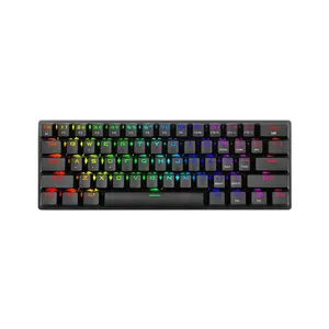 T-DAGGER VERDE T-TGK317 Gaming Mechanical Keyboard, 61 Keys, RGB Backlight, OUTEMU Switches, Bluetooth 5.0 + Wired, Dual Mode