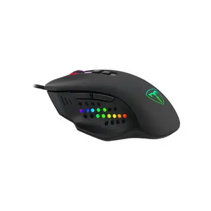 T-DAGGER Warrant Officer T-TGM203 Gaming Mouse, 4800 DPI, 6 Programmable Buttons, RGB Backlight, 1000Hz Polling Rate, Wired USB