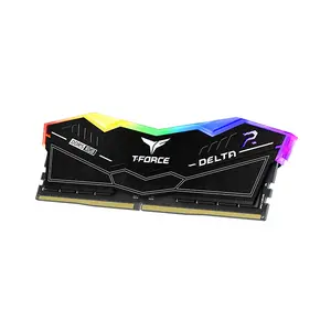 TeamGroup T-Force Delta RGB DDR5 Desktop RAM, 32GB (2x16GB) 6000MHz CL30, Black, ARGB, Heatsink, XMP EXPO