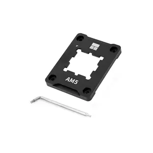 Thermalright AM5 Secure Frame BLACK V2 CPU Contact Frame, AMD AM5 Socket Compatibility, CNC Aluminum Alloy Construction, Anti-Bending Pressure Optimization Design, Precision CPU Retention Frame