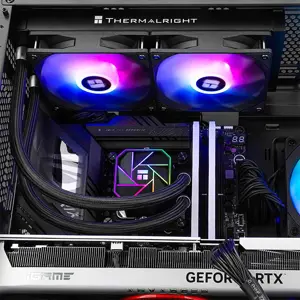 Thermalright Aqua Elite 240 ARGB V3 240mm AIO Liquid CPU Cooler, Dual Fan High Performance Water Cooling System with Addressable RGB Lighting