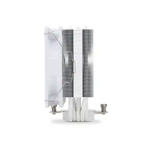 Thermalright Assassin King 120 SE ARGB CPU Air Cooler White, Single Tower Heatsink Design, 5 Copper Heatpipes, 120mm PWM Fan, Addressable RGB Lighting, High-Performance CPU Cooling Solution
