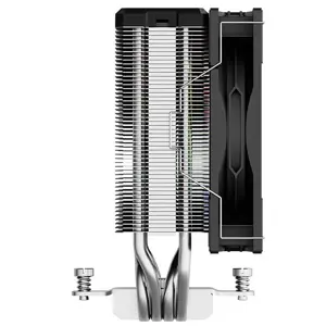Thermalright Assassin X 120 R Digital ARGB Black CPU Air Cooler, Single Tower Cooling System with Digital Display and Addressable RGB Lighting