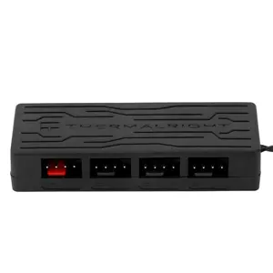 Thermalright Fan Hub X4 4-Port PWM Fan Hub, Multi-Fan Controller with PWM Speed Synchronization Support, Centralized PC Cooling Management Solution