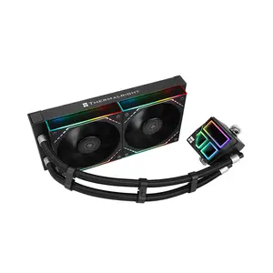 Thermalright Frozen Infinity 240 ARGB CPU Liquid Cooler, 240mm Radiator, Dual 120mm ARGB PWM Fans, High-Performance All-In-One Liquid Cooling Solution for Gaming and Workstation PCs