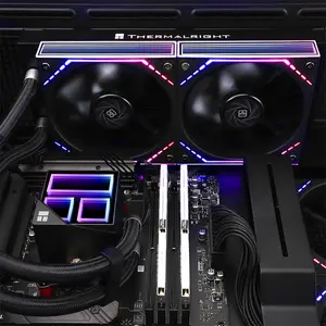 Thermalright Frozen Infinity 240 ARGB CPU Liquid Cooler, 240mm Radiator, Dual 120mm ARGB PWM Fans, High-Performance All-In-One Liquid Cooling Solution for Gaming and Workstation PCs