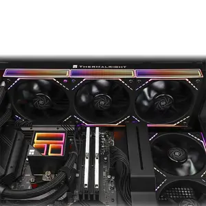 Thermalright Frozen Infinity 360 360mm AIO Liquid CPU Cooler, Triple Fan High Performance Water Cooling System with Infinity Mirror ARGB Lighting