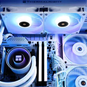 Thermalright Frozen Notte 240 ARGB V2 240mm AIO Liquid CPU Cooler, Dual Fan High Performance Water Cooling System with Addressable RGB Lighting