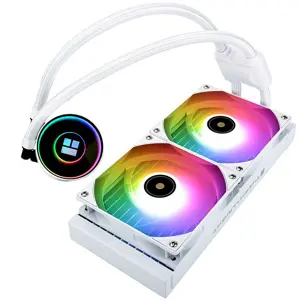 Thermalright Frozen Notte 240 ARGB V2 240mm AIO Liquid CPU Cooler, Dual Fan High Performance Water Cooling System with Addressable RGB Lighting