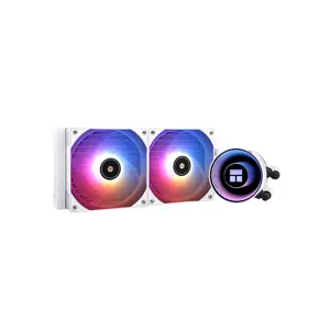 Thermalright Frozen Notte 240 ARGB V2 240mm AIO Liquid CPU Cooler, Dual Fan High Performance Water Cooling System with Addressable RGB Lighting