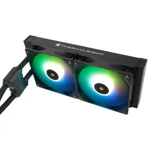 Thermalright Frozen Notte 240 ARGB V2 240mm AIO Liquid CPU Cooler, Dual Fan High Performance Water Cooling System with Addressable RGB Lighting