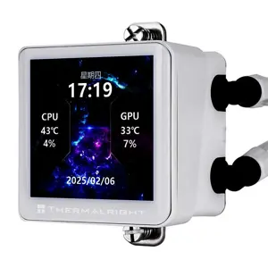 Thermalright Frozen Vision 360 ARGB V2 360mm AIO Liquid CPU Cooler, Triple Fan High Performance Water Cooling System with ARGB Lighting and LCD Display