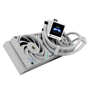Thermalright Frozen Vision 360 ARGB V2 360mm AIO Liquid CPU Cooler, Triple Fan High Performance Water Cooling System with ARGB Lighting and LCD Display