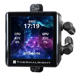 Thermalright Frozen Vision 360 ARGB V2 360mm AIO Liquid CPU Cooler, Triple Fan High Performance Water Cooling System with ARGB Lighting and LCD Display