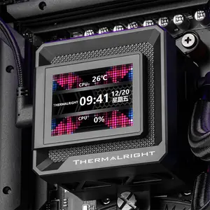 Thermalright Frozen Warframe SE 360 ARGB Black V2 Liquid CPU Cooler, 360mm AIO Liquid Cooler, Triple 120mm ARGB PWM Fans, High-Performance CPU Cooler for Intel & AMD