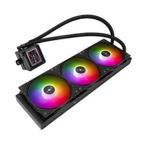Thermalright Frozen Warframe SE 360 ARGB Black V2 Liquid CPU Cooler, 360mm AIO Liquid Cooler, Triple 120mm ARGB PWM Fans, High-Performance CPU Cooler for Intel & AMD