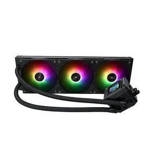 Thermalright Frozen Warframe SE 360 ARGB Black V2 Liquid CPU Cooler, 360mm AIO Liquid Cooler, Triple 120mm ARGB PWM Fans, High-Performance CPU Cooler for Intel & AMD