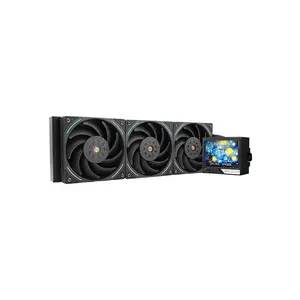 Thermalright Mjolnir Vision 360 ARGB 360mm AIO Liquid CPU Cooler, Triple Fan High Performance Water Cooling System with ARGB Lighting and Vision Display