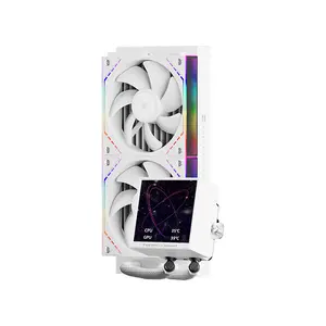 Thermalright TR 240 PEERLESS VISION 240 ARGB CPU Liquid Cooler, 240mm Radiator, Dual 120mm ARGB Fans, 3.95-Inch LCD Screen