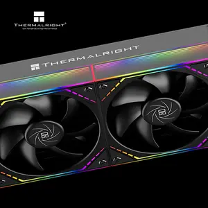 Thermalright TR 240 PEERLESS VISION 240 ARGB CPU Liquid Cooler, 240mm Radiator, Dual 120mm ARGB Fans, 3.95-Inch LCD Screen