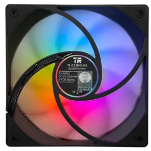 Thermalright TL-C12B-S V3 X3 120mm Black High Airflow Case Fan Kit, Triple Pack PWM Cooling Fans with Optimized Airflow Performance