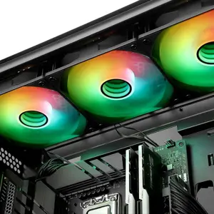 Thermalright TL-C12B-S V3 X3 120mm Black High Airflow Case Fan Kit, Triple Pack PWM Cooling Fans with Optimized Airflow Performance