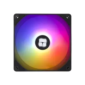 Thermalright TL-C12C-S X3 ARGB Case Fan Kit Black, Triple 120mm PWM Cooling Fans, 1550 RPM Maximum Speed, 66.17 CFM High Airflow Performance, Addressable RGB Lighting, PC Cooling Fan Pack