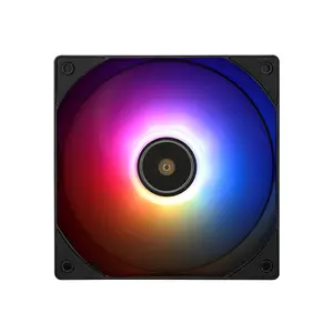 Thermalright TL-E12B-S V3 ARGB Case Fan Black, 120mm PWM Cooling Fan, 2000 RPM Maximum Speed, 72.37 CFM High Airflow Performance, Addressable RGB Lighting, PC Cooling Fan