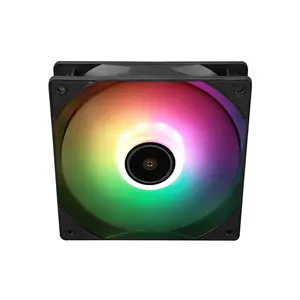 Thermalright TL-E12B-S V3 ARGB Case Fan Black, 120mm PWM Cooling Fan, 2000 RPM Maximum Speed, 72.37 CFM High Airflow Performance, Addressable RGB Lighting, PC Cooling Fan