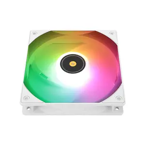 Thermalright TL-E12W-S V3 ARGB Case Fan White, 120mm PWM Cooling Fan, 2000 RPM Maximum Speed, 72.37 CFM High Airflow Performance, Addressable RGB Lighting, PC Cooling Fan