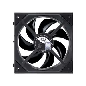 Thermalright TL-M12QR-S ARGB Case Fan Kit, 3×120mm Fans, 1500 RPM, 47.6 CFM Airflow, PWM, Reverse Blade, Black