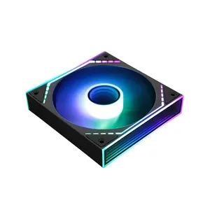 Thermalright TL-M12R-S ARGB Case Fan Black, 120mm PWM Cooling Fan, 1500 RPM Maximum Speed, 34.43 CFM Airflow Performance, Addressable RGB Lighting, PC Cooling Fan