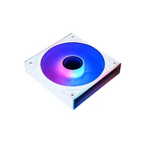 Thermalright TL-M12RW-S ARGB Case Fan White, 120mm PWM Cooling Fan, 1500 RPM Maximum Speed, 34.43 CFM Airflow Performance, Addressable RGB Lighting, PC Cooling Fan